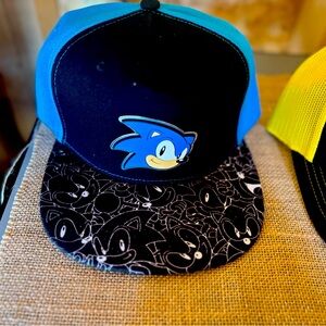 Blue and Black Sonic Cap